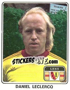 Cromo Daniel Leclercq - Football France 1977-1978 n. 60 - Panini
