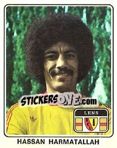 Cromo Hassan Harmatallah - Football France 1977-1978 n. 63 - Panini