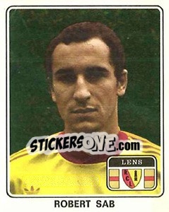 Cromo Robert Sab - Football France 1977-1978 n. 68 - Panini