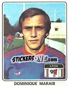 Cromo Dominique Marais - Football France 1977-1978 n. 79 - Panini