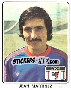 Figurina Jean Martinez - Football France 1977-1978 n. 85 - Panini