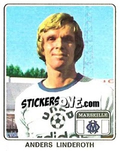 Figurina Anders Linderoth - Football France 1977-1978 n. 103 - Panini