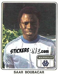 Figurina Saar Boubacar - Football France 1977-1978 n. 106 - Panini