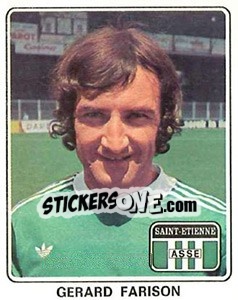 Figurina Gerard Farison - Football France 1977-1978 n. 329 - Panini