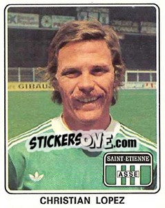 Figurina Christian Lopez - Football France 1977-1978 n. 330 - Panini
