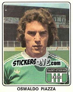 Figurina Oswaldo Piazza - Football France 1977-1978 n. 332 - Panini