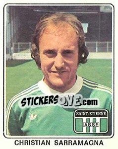 Figurina Christian Sarramagna - Football France 1977-1978 n. 340 - Panini