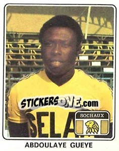 Figurina Abdoulaye Gueye - Football France 1977-1978 n. 349 - Panini
