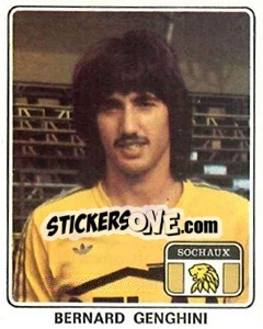 Figurina Bernard Genghini - Football France 1977-1978 n. 354 - Panini