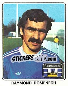 Sticker Raymond Domenech - Football France 1977-1978 n. 367 - Panini