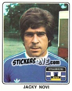 Cromo Jacky Novi - Football France 1977-1978 n. 368 - Panini