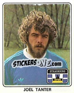 Figurina Joel Tanter - Football France 1977-1978 n. 377 - Panini