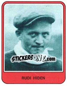 Figurina Rudi Hiden - Football France 1977-1978 n. 420 - Panini