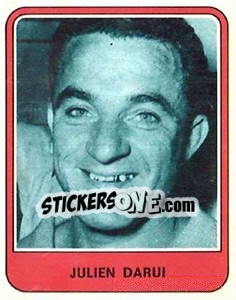 Sticker Julien Darui - Football France 1977-1978 n. 423 - Panini