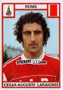 Figurina Cesar-Auguste Laraignee - Football France 1975-1976 n. 249 - Panini
