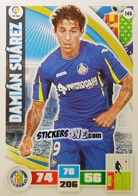 Figurina Damián Súarez - Liga BBVA 2015-2016. Adrenalyn XL n. 146 - Panini