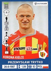 Figurina Przemyslaw Trytko - Ekstraklasa 2015-2016 n. 124 - Panini