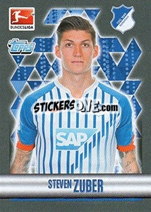 Sticker Steven Zuber - German Football Bundesliga 2015-2016 n. 195 - Topps