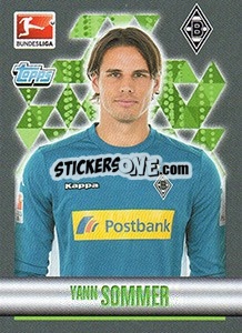 Figurina Yann Sommer - German Football Bundesliga 2015-2016 n. 294 - Topps