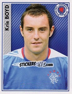 Cromo Kris Boyd - Scottish Premier League 2006-2007 n. 375 - Panini