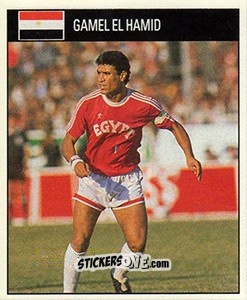 Figurina Gamel El Hamid - World Cup 1990 n. 491 - Orbis