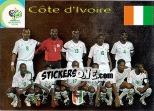 Figurina Côte d'Ivoire - FIFA World Cup Germany 2006. Trading Cards n. 11 - Panini