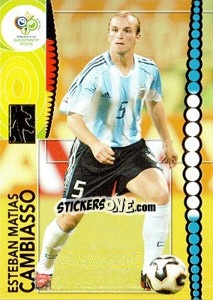 Figurina Esteban Matias Cambiasso - FIFA World Cup Germany 2006. Trading Cards n. 44 - Panini