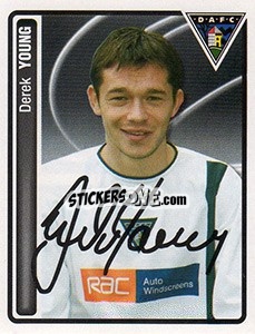 Figurina Derek Young - Scottish Premier League 2004-2005 n. 160 - Panini