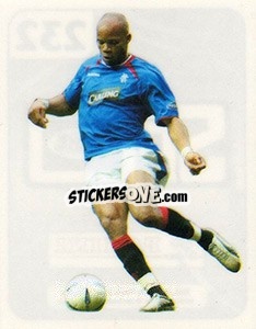 Cromo Jean-Alain Boumsong - Scottish Premier League 2004-2005 n. 232 - Panini