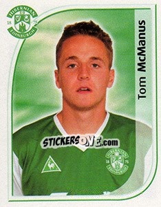 Sticker Tom McManus - Scottish Premier League 2002-2003 n. 231 - Panini