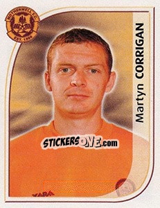 Figurina Martyn Corrigan - Scottish Premier League 2002-2003 n. 312 - Panini