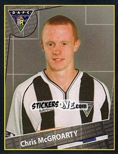 Sticker Chris McGroarty - Scottish Premier League 2001-2002 n. 157 - Panini