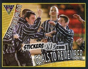 Sticker Goals to Remember 2 (Dunfermline V Hearts 1:0) - Scottish Premier League 2001-2002 n. 173 - Panini