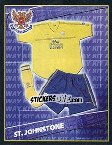 Figurina Away Kit - Scottish Premier League 2001-2002 n. 404 - Panini