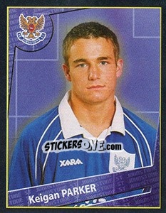 Cromo Keigan Parker - Scottish Premier League 2001-2002 n. 422 - Panini