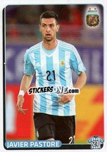 Cromo Javier Pastore - Fùtbol Argentino 2015 n. 477 - Panini
