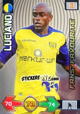 Sticker Luciano - Calciatori 2009-2010. Adrenalyn XL n. 113 - Panini
