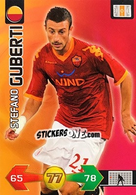 Figurina Stefano Guberti - Calciatori 2009-2010. Adrenalyn XL n. 315 - Panini