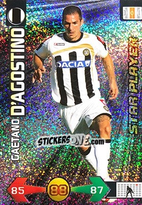 Cromo Gaetano D'Agostino - Calciatori 2009-2010. Adrenalyn XL n. 378 - Panini