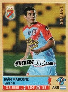 Cromo Marcone - Fùtbol Argentino 2014 n. 20 - Panini