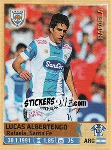 Figurina Albertengo - Fùtbol Argentino 2014 n. 37 - Panini