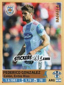 Figurina Gonzalez - Fùtbol Argentino 2014 n. 38 - Panini
