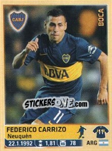 Figurina Carrizo - Fùtbol Argentino 2014 n. 75 - Panini