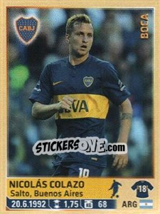 Figurina Colazo - Fùtbol Argentino 2014 n. 77 - Panini