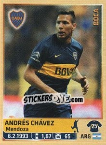 Figurina Chavez - Fùtbol Argentino 2014 n. 82 - Panini