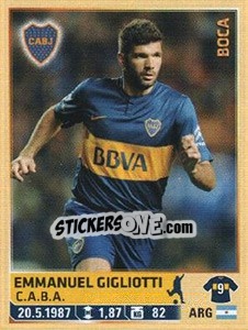 Figurina Gigliotti - Fùtbol Argentino 2014 n. 83 - Panini