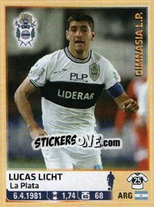 Cromo Licht - Fùtbol Argentino 2014 n. 120 - Panini