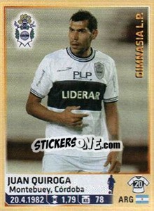 Cromo Quiroga - Fùtbol Argentino 2014 n. 122 - Panini
