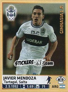 Cromo Mendoza - Fùtbol Argentino 2014 n. 125 - Panini