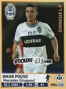 Cromo Pouso - Fùtbol Argentino 2014 n. 126 - Panini